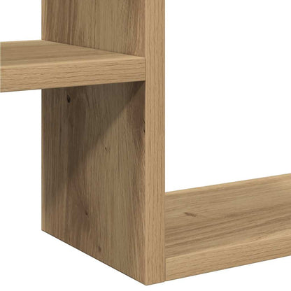Mensole Parete A Cubo 2 Pz Artigianale 50X15X50 Cm Truciolato