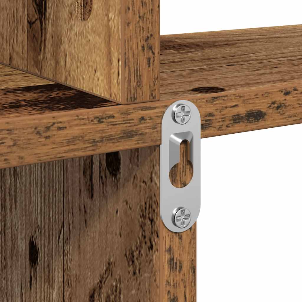 Mensola Da Parete Legno Vecchio 80X15X78,5 Cm Legno Multistrato