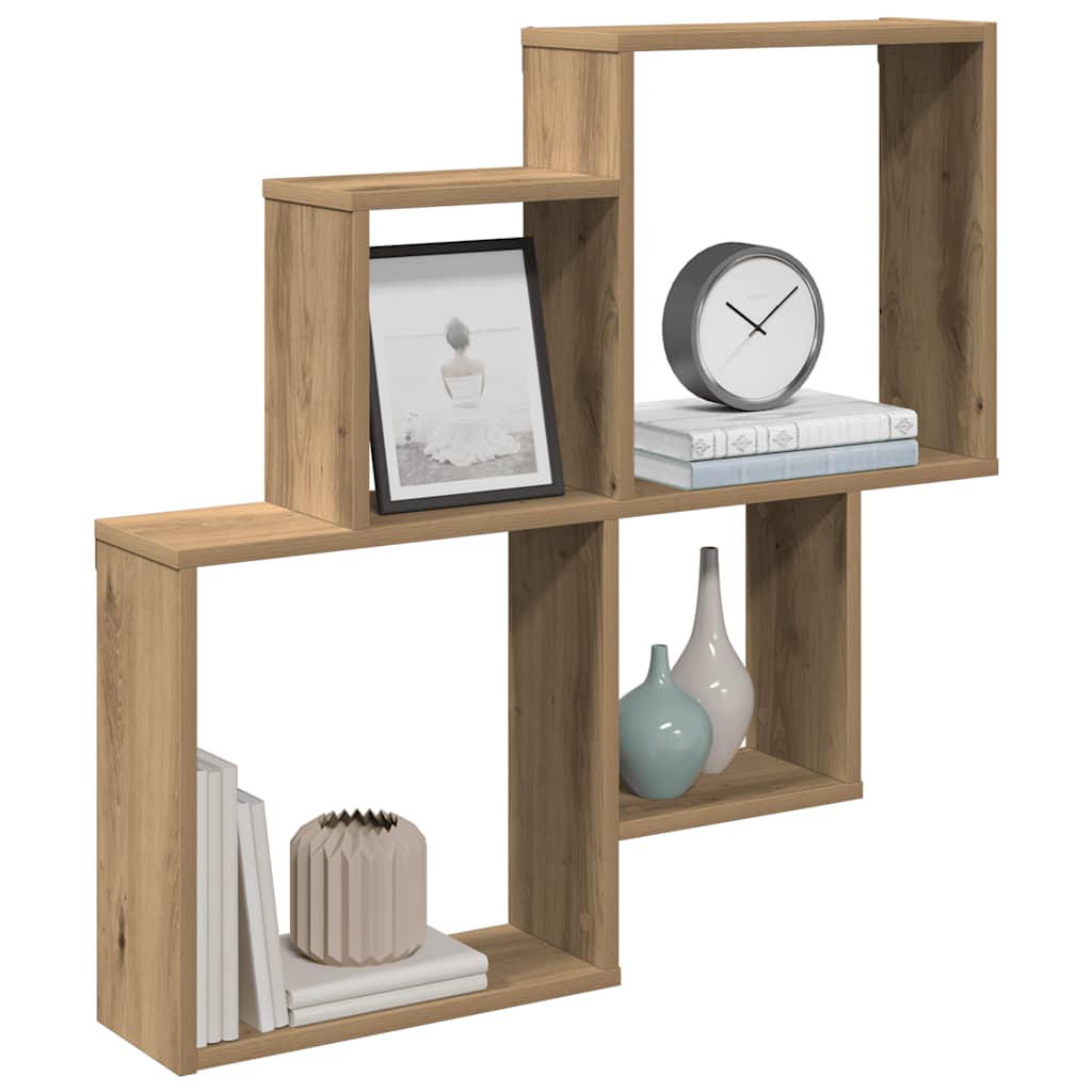 Mensola Da Parete Legno Vecchio 80X15X78,5 Cm Legno Multistrato