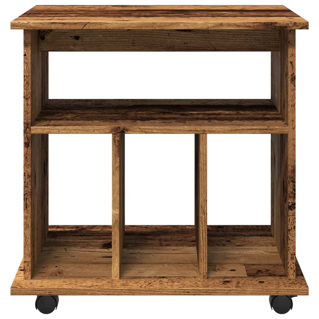 Armadietto Con Ruote 60X45X60 Cm Legno Multistrato