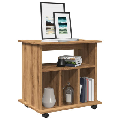 Armadietto Con Ruote 60X45X60 Cm Legno Multistrato