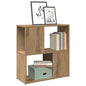 Mobile Porta Tv 80X24X32Cm Legno Multistrato Rovere Artigianale