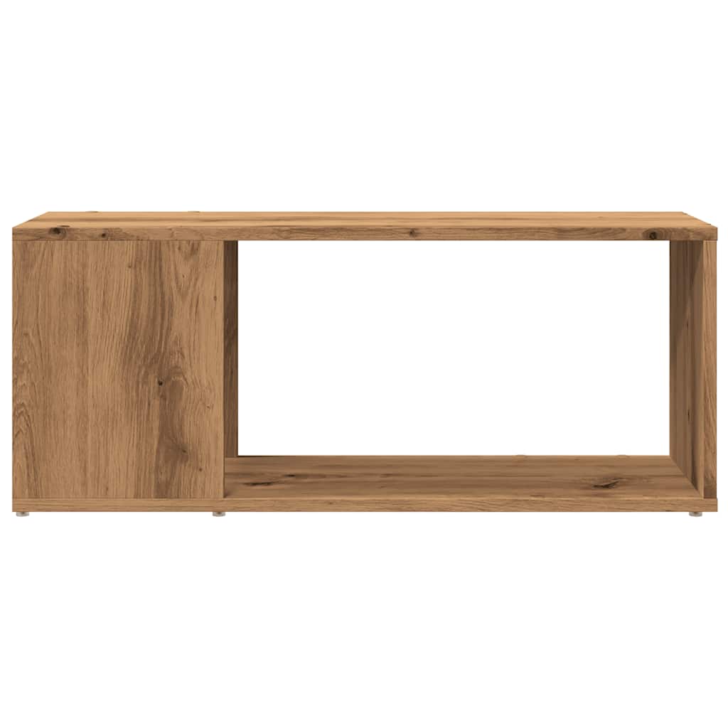 Mobile Porta Tv 80X24X32Cm Legno Multistrato Rovere Artigianale