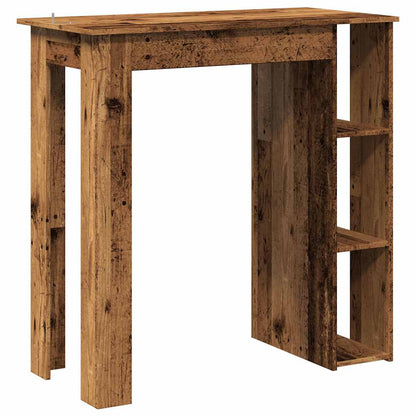 Tavolo Bar Con Ripiano Antico 102X50X103,5 Cm Truciolato