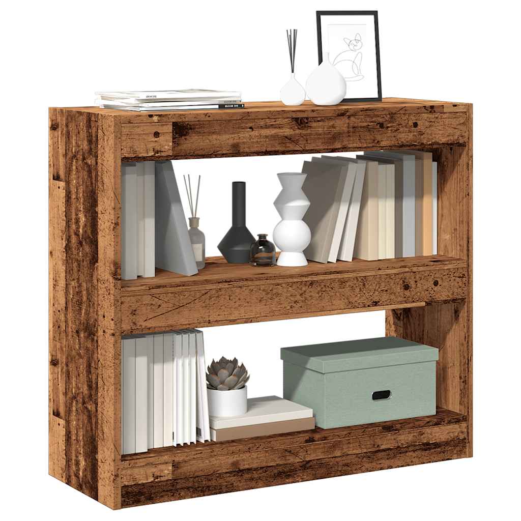 Libreria/Divisorio In Legno Vecchio 80X30X72 Cm