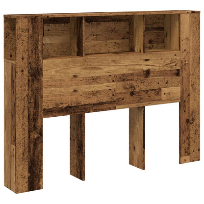 Testiera Contenitore 140X18,5X102,5 Cm Truciolato Legno Antico