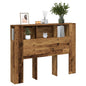 Testiera Contenitore 140X18,5X102,5 Cm Truciolato Legno Antico