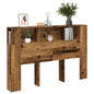 Testiera Contenitore 140X18,5X102,5 Cm Truciolato Legno Antico