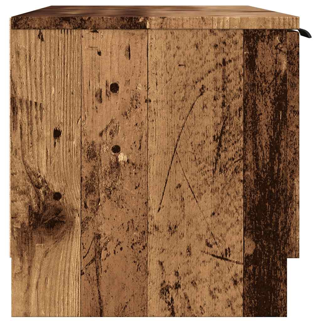 Mobile Porta Tv Legno Vecchio 102X35X36,5 Cm Legno Multistrato