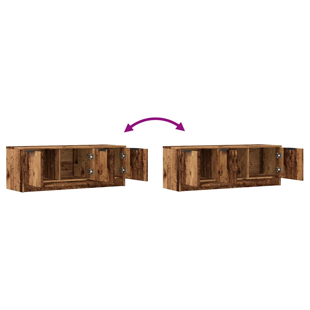 Mobile Porta Tv Legno Vecchio 102X35X36,5 Cm Legno Multistrato