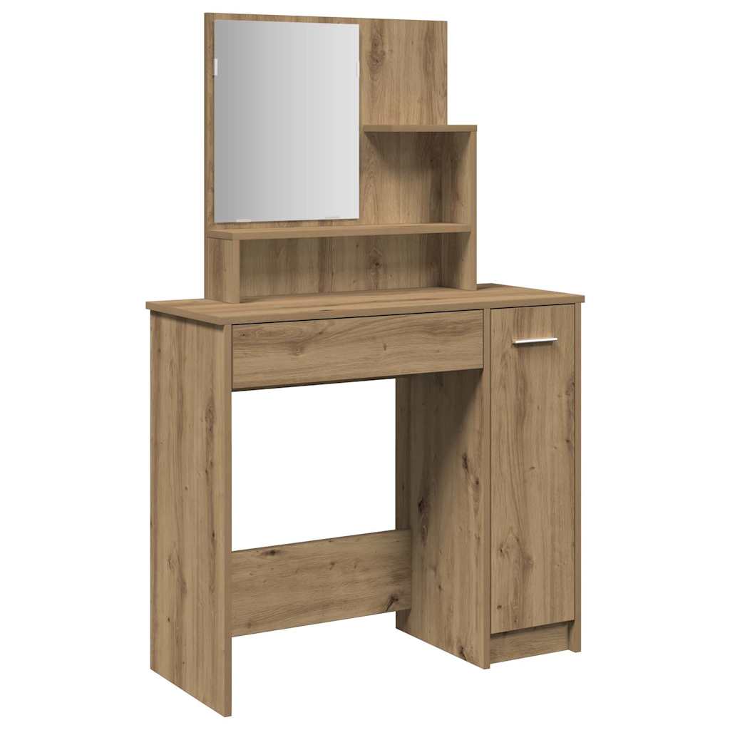 Toeletta Con Specchio 86,5X35X136 Cm