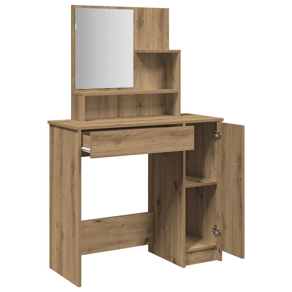 Toeletta Con Specchio 86,5X35X136 Cm