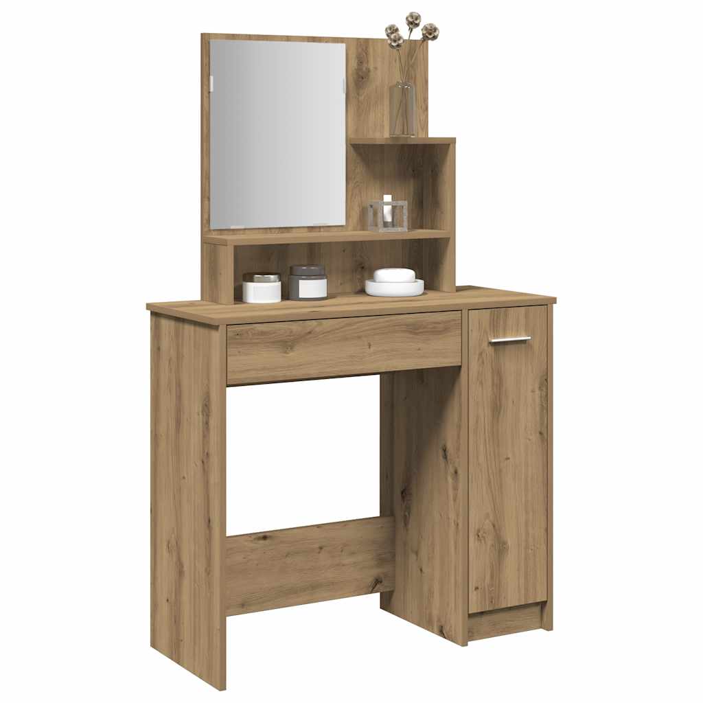 Toeletta Con Specchio 86,5X35X136 Cm