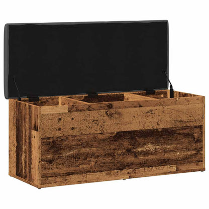 Panca Portaoggetti Legno Antico 102X42X45 Cm Legno Multistrato Legno Antico