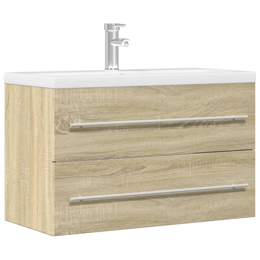 Mobile Lavabo 60X38,5X48 Cm In Legno Multistrato Rovere Sonoma