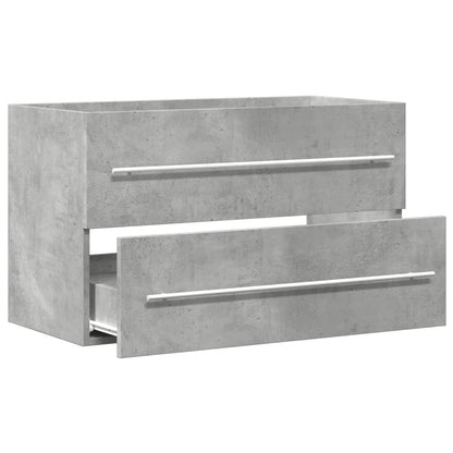 Mobile Lavabo 80X38,5X48 Cm In Truciolato Grigio Cemento