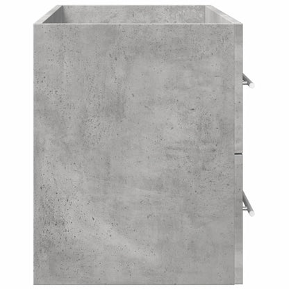 Mobile Lavabo 80X38,5X48 Cm In Truciolato Grigio Cemento