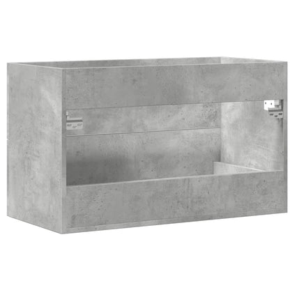 Mobile Lavabo 80X38,5X48 Cm In Truciolato Grigio Cemento