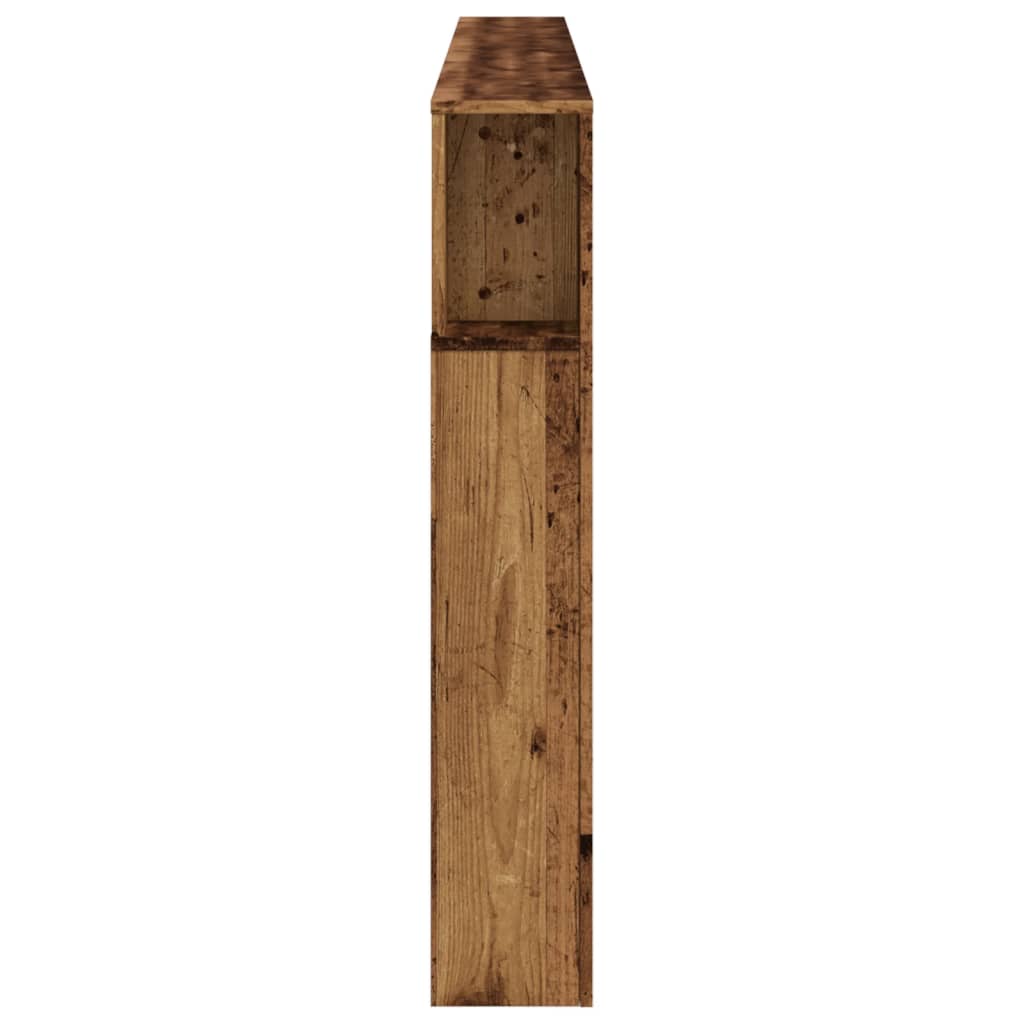 Testiera Led Legno Antico 220X18,5X103,5 Cm Legno Multistrato