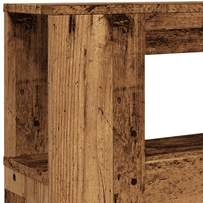 Testiera Led Legno Antico 220X18,5X103,5 Cm Legno Multistrato