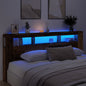 Testiera Led Legno Antico 220X18,5X103,5 Cm Legno Multistrato