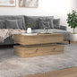 Tavolino Da Salotto Con Luci Led 90X50X40 Cm