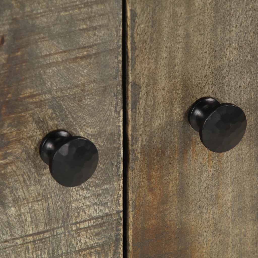Mobile Lavabo Da Bagno 62X33X58Cm In Legno Massello Di Mango