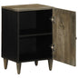 Mobile Da Bagno 38X33X58 Cm In Legno Massello Di Mango