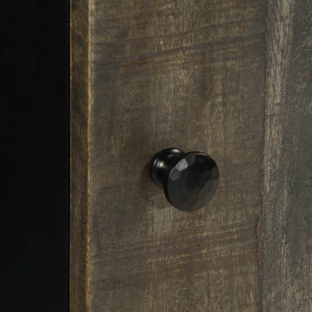 Mobile Da Bagno 38X33X58 Cm In Legno Massello Di Mango