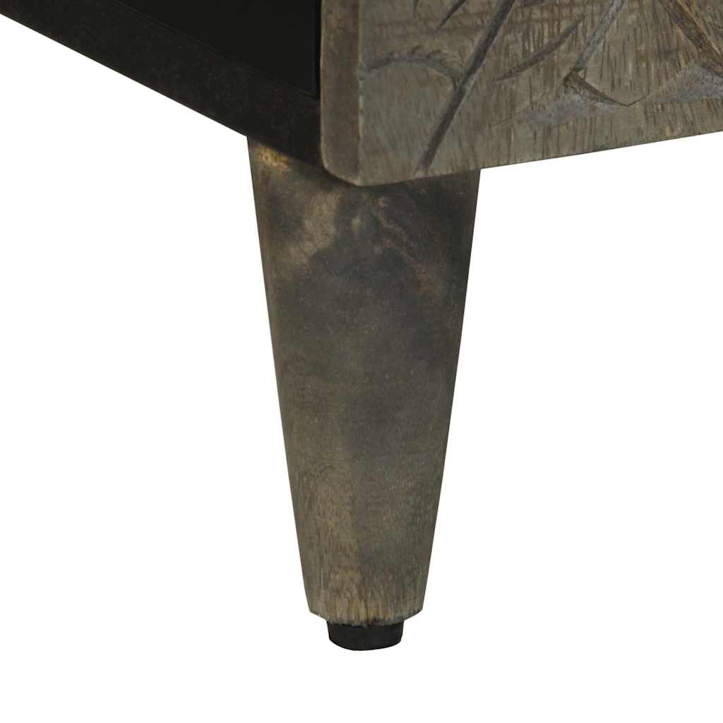 Mobile Da Bagno 38X33X58 Cm In Legno Massello Di Mango