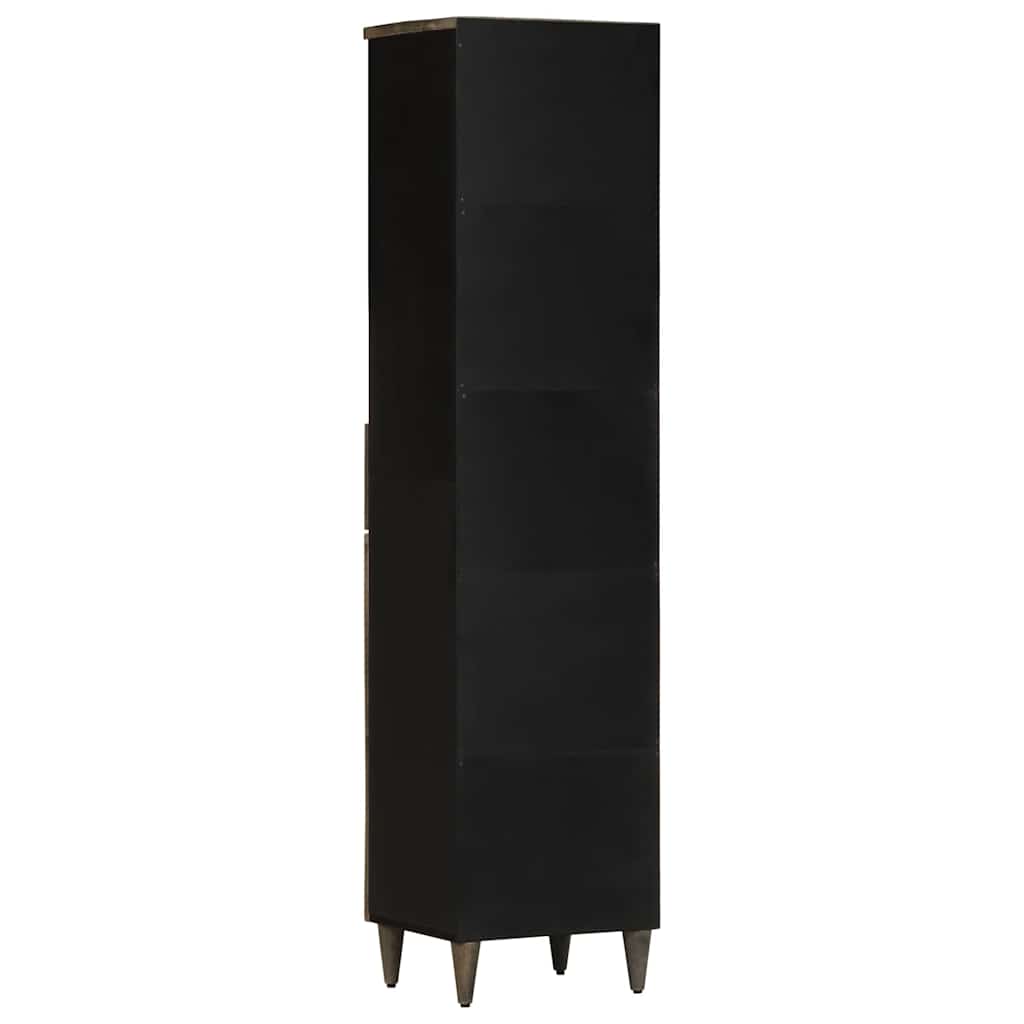 Mobile Da Bagno 38X33X160 Cm In Legno Massello Di Mango