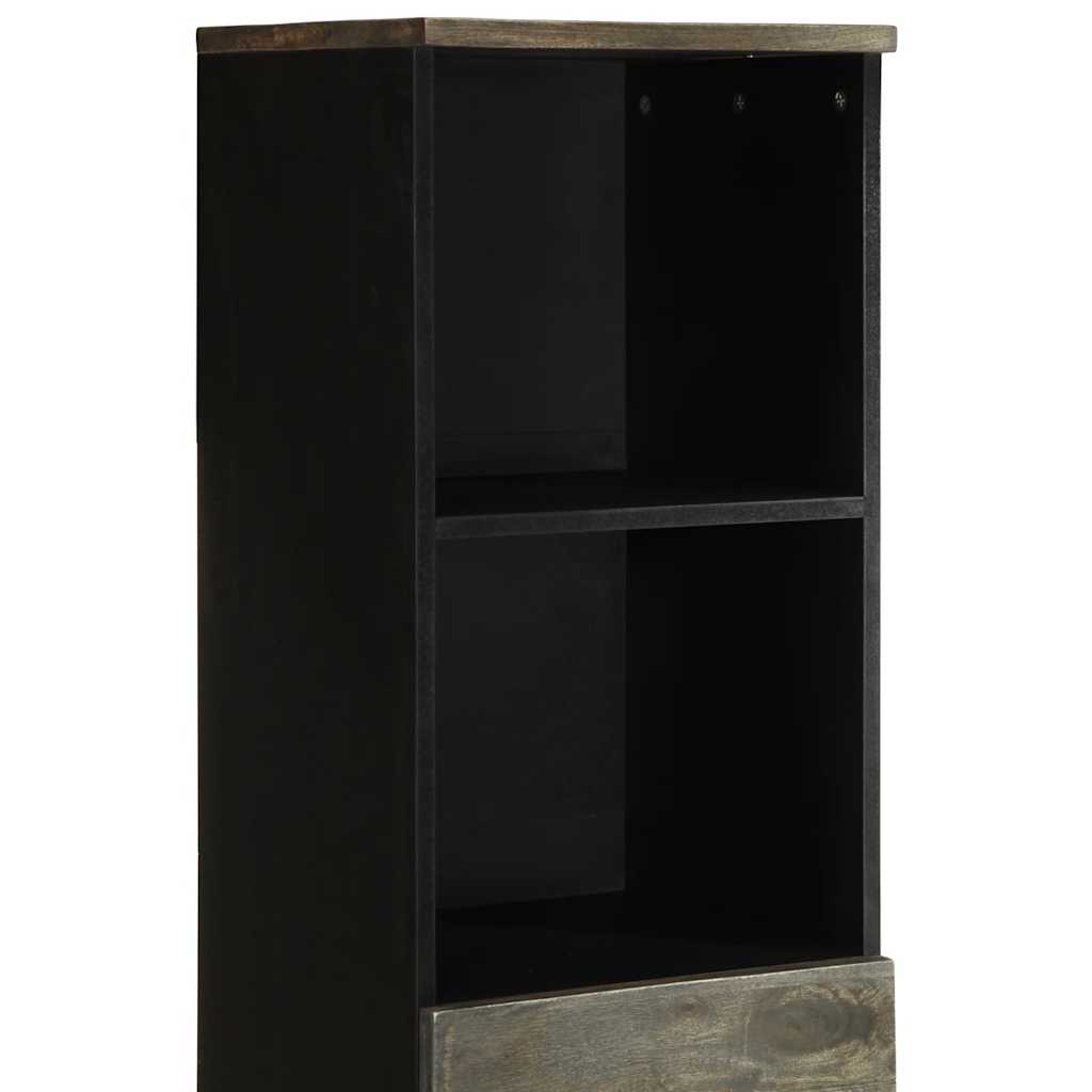 Mobile Da Bagno 38X33X160 Cm In Legno Massello Di Mango