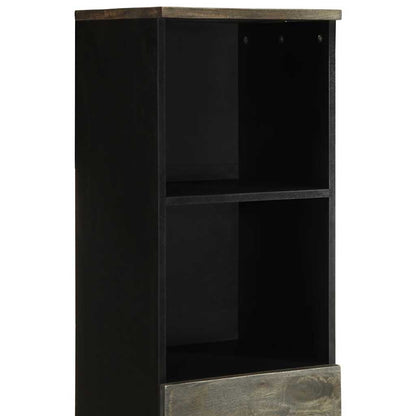 Mobile Da Bagno 38X33X160 Cm In Legno Massello Di Mango
