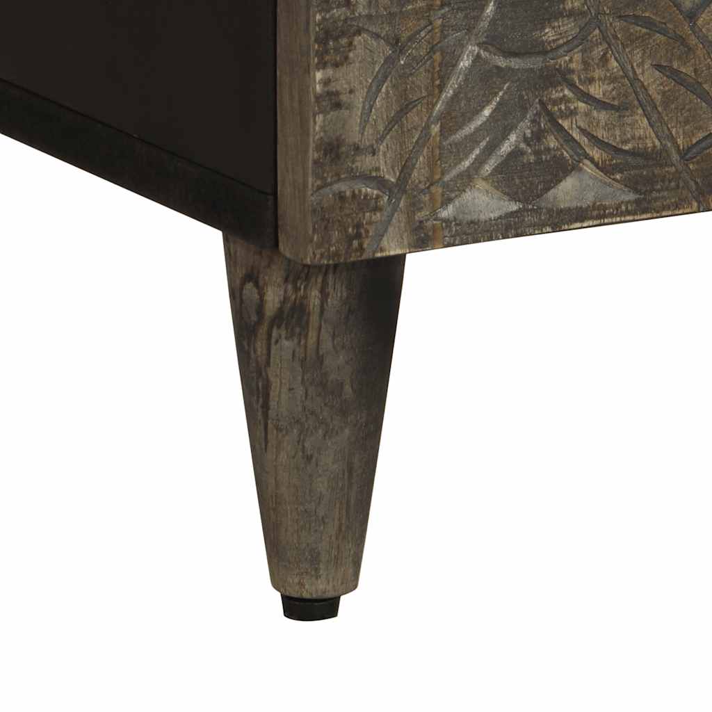 Mobile Da Bagno 38X33X160 Cm In Legno Massello Di Mango