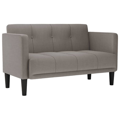 Divano Divanetto Tortora 111 Cm In Tessuto