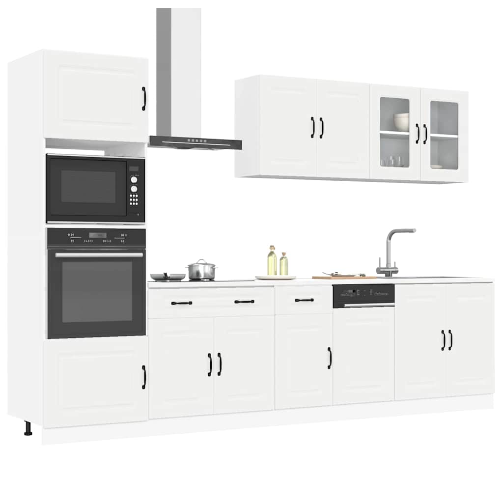 Set Mobili Da Cucina 7 Pz Kalmar In Truciolato