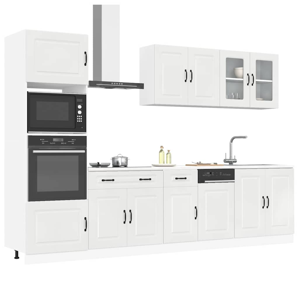 Set Mobili Da Cucina 7 Pz Kalmar In Truciolato