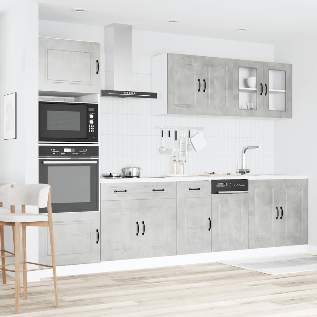 Set Mobili Da Cucina 7 Pz Kalmar In Truciolato