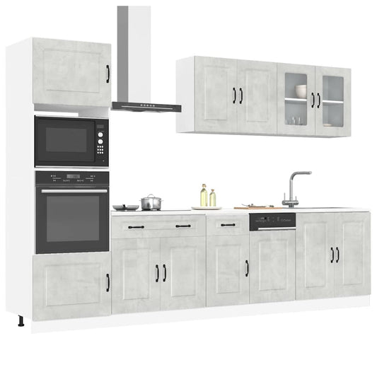 Set Mobili Da Cucina 7 Pz Kalmar In Truciolato