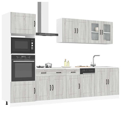 Set Mobili Da Cucina 7 Pz Kalmar In Truciolato