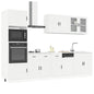 Set Mobili Da Cucina 7 Pz Porto Neri Legno Multistrato