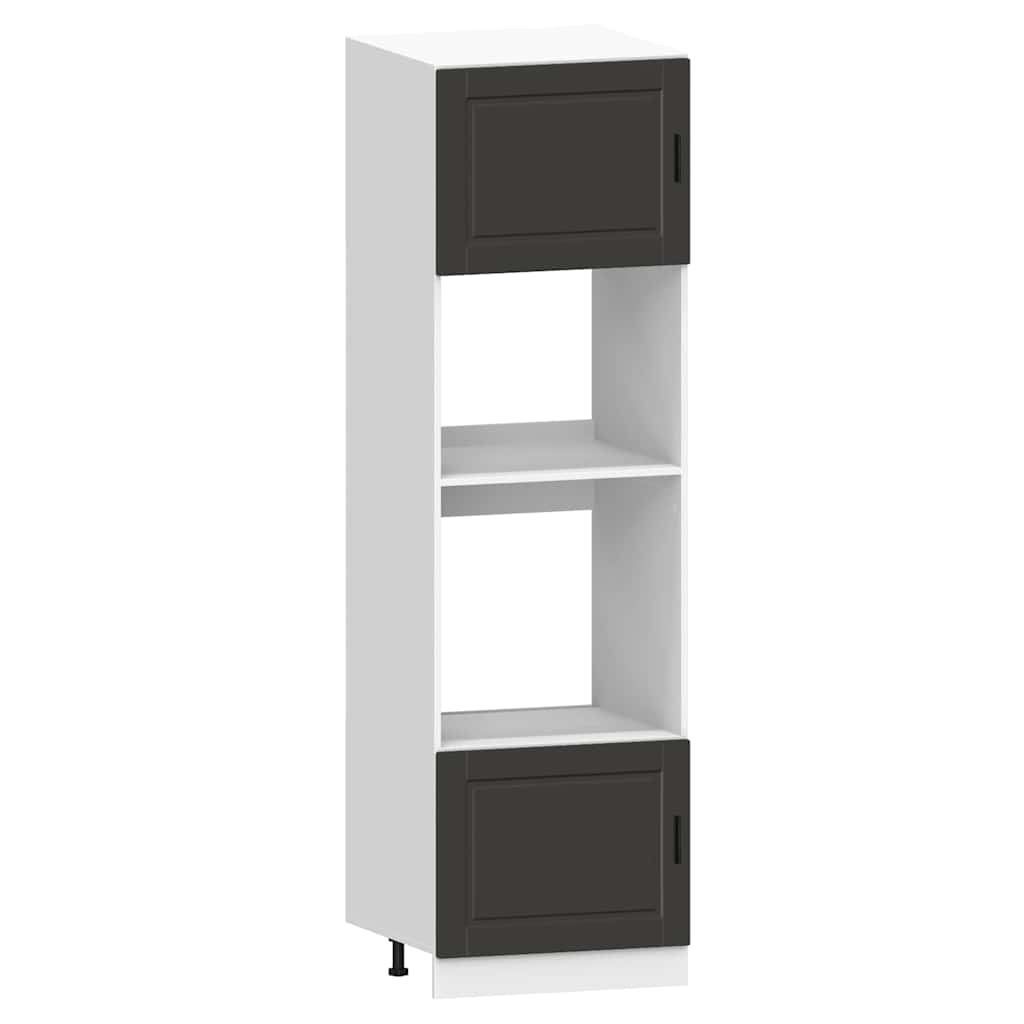 Set Mobili Da Cucina 7 Pz Porto Neri Legno Multistrato