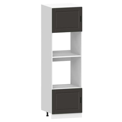Set Mobili Da Cucina 7 Pz Porto Neri Legno Multistrato