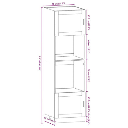 Set Mobili Da Cucina 7 Pz Porto Neri Legno Multistrato