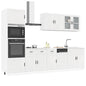 Set Mobili Da Cucina 7 Pz Porto Neri Legno Multistrato