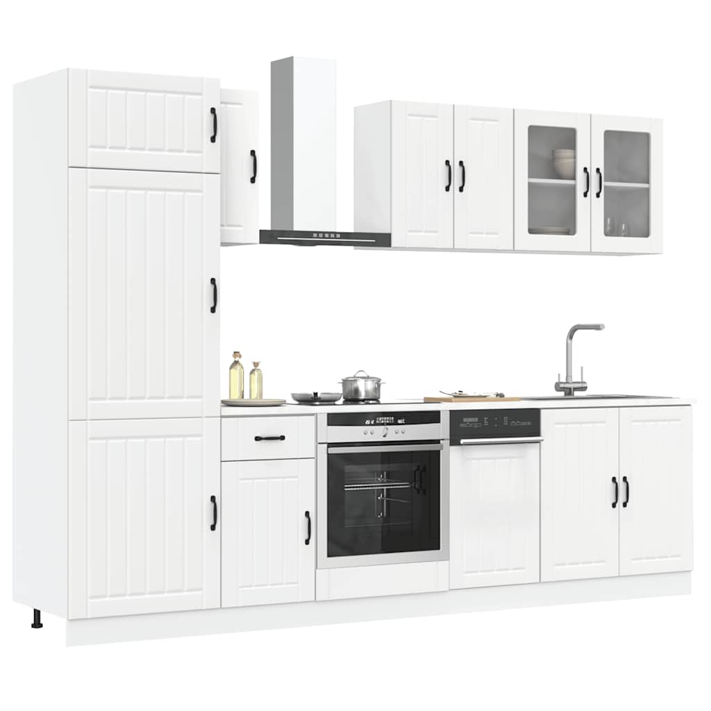 Set Mobili Da Cucina 8 Pz Kalmar In Truciolato