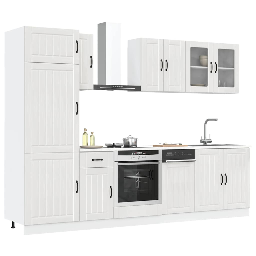Set Mobili Da Cucina 8 Pz Kalmar In Truciolato