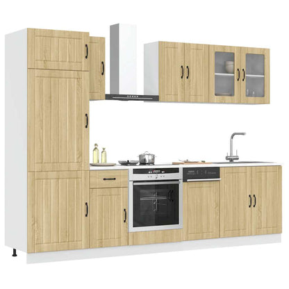Set Mobili Da Cucina 8 Pz Kalmar In Truciolato