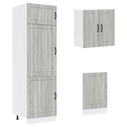 Set Mobili Da Cucina 8 Pz Kalmar In Truciolato