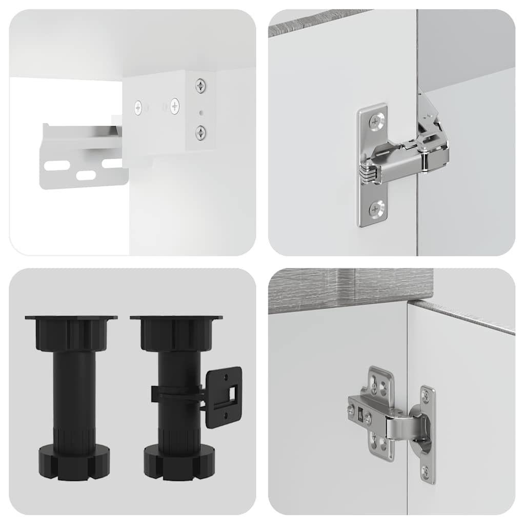 Set Mobili Da Cucina 8 Pz Kalmar In Truciolato